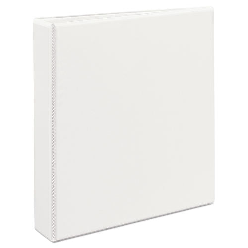 Heavy-duty Non Stick View Binder With Durahinge And Slant Rings, 3 Rings, 1.5" Capacity, 11 X 8.5, White, (5404).