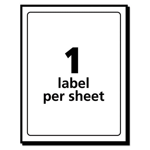 Removable Multi-use Labels, Inkjet/laser Printers, 4 X 6, White, 40/pack, (5454).