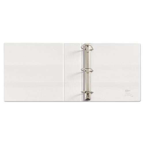 Heavy-duty Non Stick View Binder With Durahinge And Slant Rings, 3 Rings, 3" Capacity, 11 X 8.5, White, (5604).