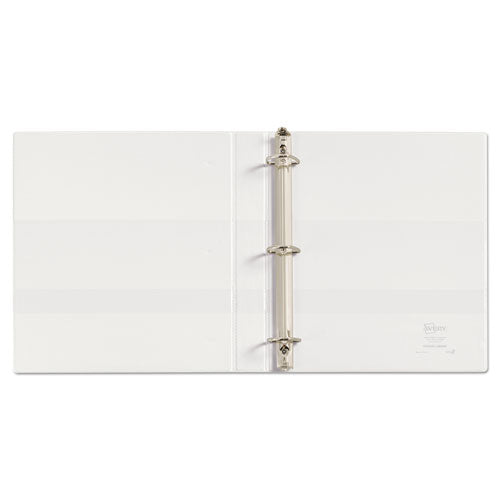 Durable View Binder With Durahinge And Ezd Rings, 3 Rings, 1" Capacity, 11 X 8.5, White, (9301).