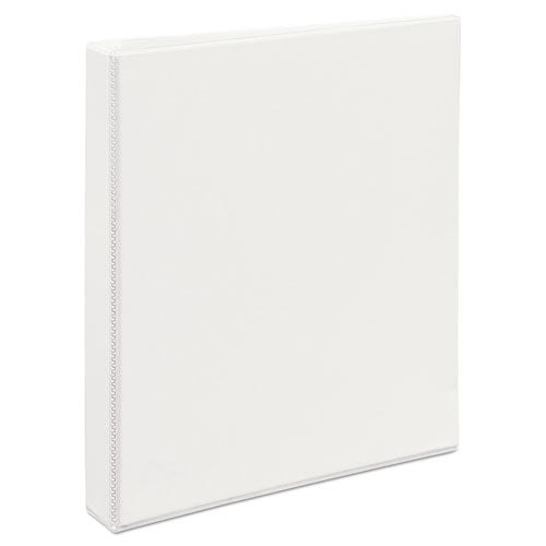 Durable View Binder With Durahinge And Ezd Rings, 3 Rings, 1" Capacity, 11 X 8.5, White, (9301).