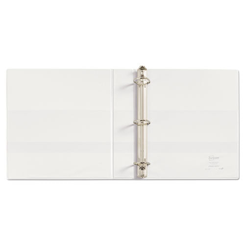 Durable View Binder With Durahinge And Ezd Rings, 3 Rings, 1.5" Capacity, 11 X 8.5, White, (9401).