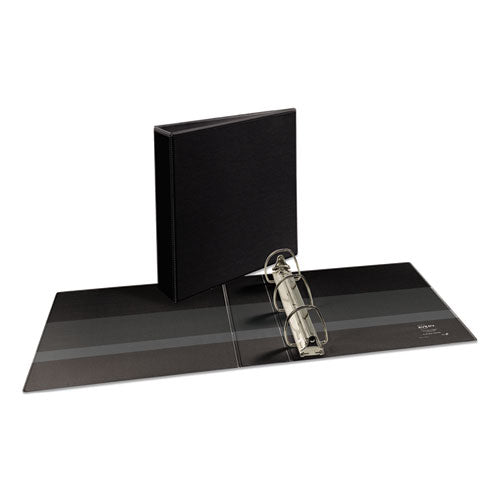 Durable View Binder With Durahinge And Ezd Rings, 3 Rings, 2" Capacity, 11 X 8.5, Black, (9500).