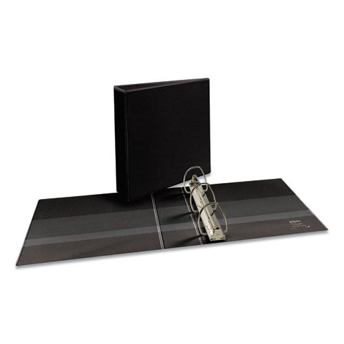 Durable View Binder With Durahinge And Ezd Rings, 3 Rings, 3" Capacity, 11 X 8.5, Black, (9700).