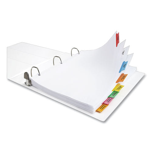 Insertable Big Tab Dividers, 8-tab, 11.13 X 9.25, White, Assorted Tabs, 1 Set.