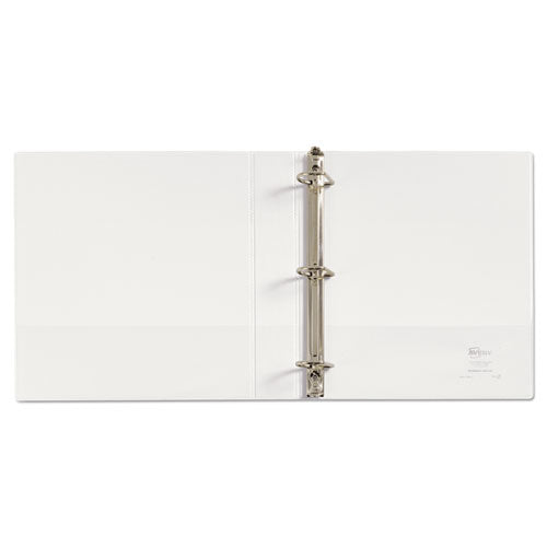 Durable View Binder With Durahinge And Slant Rings, 3 Rings, 1.5" Capacity, 11 X 8.5, White.