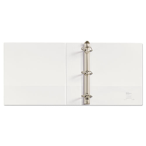 Durable View Binder With Durahinge And Slant Rings, 3 Rings, 2" Capacity, 11 X 8.5, White.