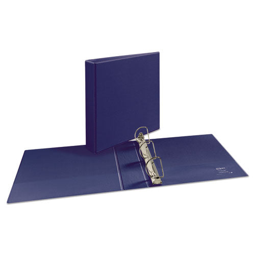 Durable View Binder With Durahinge And Slant Rings, 3 Rings, 2" Capacity, 11 X 8.5, Blue.