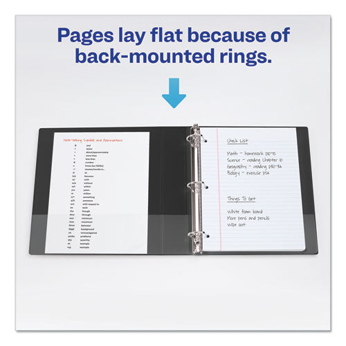 Durable View Binder With Durahinge And Slant Rings, 3 Rings, 1" Capacity, 11 X 8.5, Aqua.