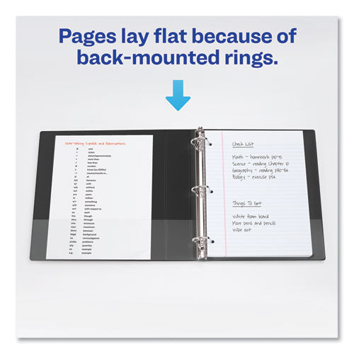 Durable Non-view Binder With Durahinge And Slant Rings, 3 Rings, 1.5" Capacity, 11 X 8.5, Green.