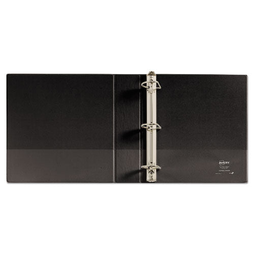 Durable Non-view Binder With Durahinge And Slant Rings, 3 Rings, 2" Capacity, 11 X 8.5, Black.