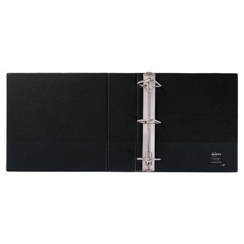 Durable Non-view Binder With Durahinge And Slant Rings, 3 Rings, 3" Capacity, 11 X 8.5, Black.