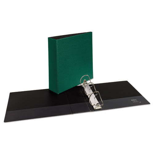 Durable Non-view Binder With Durahinge And Slant Rings, 3 Rings, 3" Capacity, 11 X 8.5, Green.