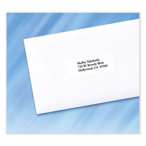 Labels, Laser Printers, 1 X 2.63, White, 30/sheet, 100 Sheets/box.