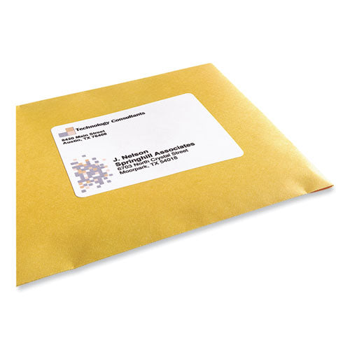 Labels, Laser Printers, 3.33 X 4, White, 6/sheet, 100 Sheets/box.