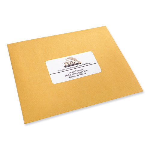 Labels, Laser Printers, 2 X 4, White, 10/sheet, 250 Sheets/box.