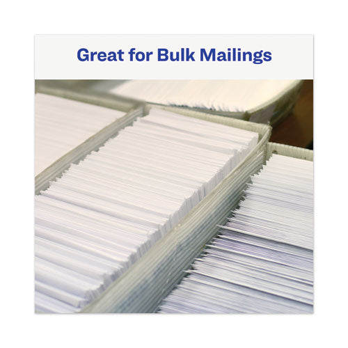 Dot Matrix Printer Mailing Labels, Pin-fed Printers, 0.94 X 3.5, White, 5,000/box.