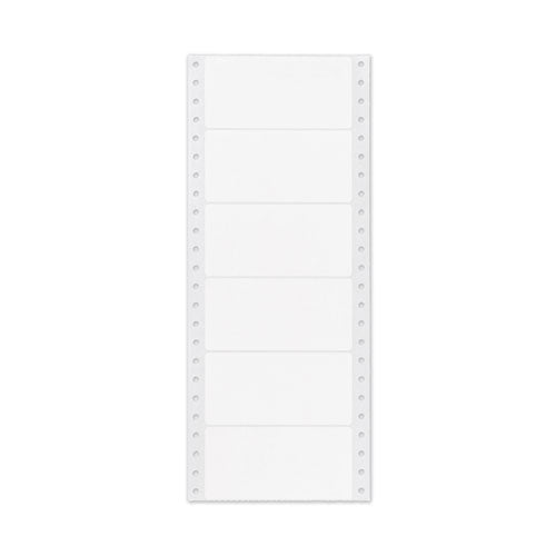 Dot Matrix Printer Mailing Labels, Pin-fed Printers, 1.94 X 4, White, 5,000/box.