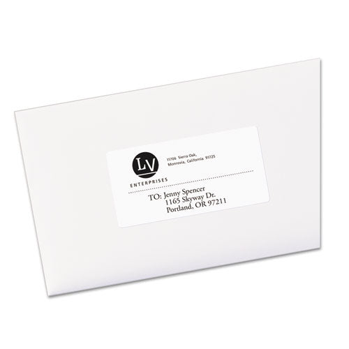 Ecofriendly Mailing Labels, Inkjet/laser Printers, 2 X 4, White, 10/sheet, 100 Sheets/pack.