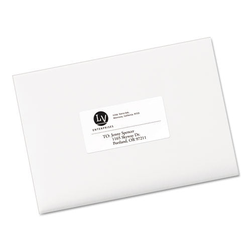 Ecofriendly Mailing Labels, Inkjet/laser Printers, 2 X 4, White, 10/sheet, 25 Sheets/pack.