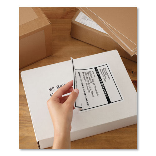 Shipping Labels W/ Trueblock Technology, Laser Printers, 5.5 X 8.5, White, 2/sheet,100 Sheets/box