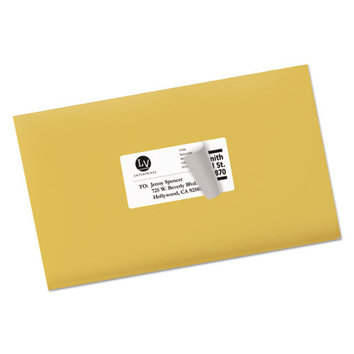 Shipping Labels W/ Trueblock Technology, Laser Printers, 2 X 4, White, 10/sheet, 25 Sheets/pack.