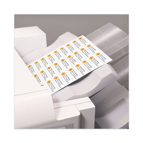 Copier Mailing Labels, Copiers, 1 X 2.81, White, 33/sheet, 250 Sheets/box.