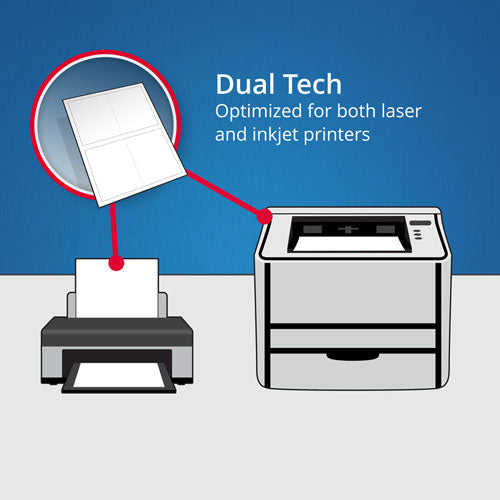 Printable Index Cards With Sure Feed,Unruled, Inkjet/laser, 3 X 5, White, 150 Cards, 3 Cards/sheet, 50 Sheets/box