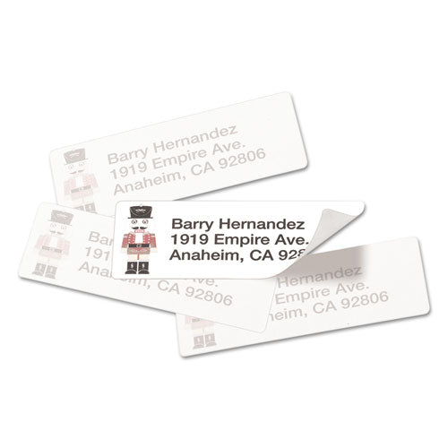 Repositionable Address Labels W/surefeed, Laser, 1 X 2.63, White, 3000/box.