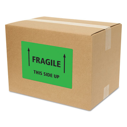 High-visibility Permanent Laser Id Labels, 5.5 X 8.5, Neon Green, 200/box.