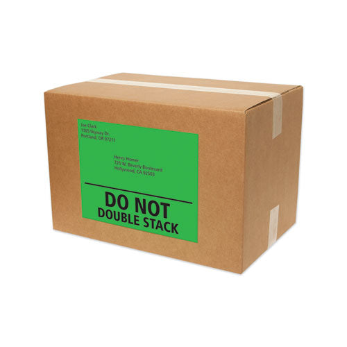 High-visibility Permanent Laser Id Labels, 8.5 X 11, Asst. Neon, 15/pack.