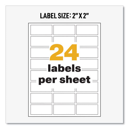 Ultraduty Ghs Chemical Waterproof And Uv Resistant Labels, 1 X 2.5, White, 24/sheet, 25 Sheets/pack.