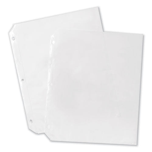 Top-load Poly Sheet Protectors, Heavy Gauge, Letter, Nonglare, 100/box.