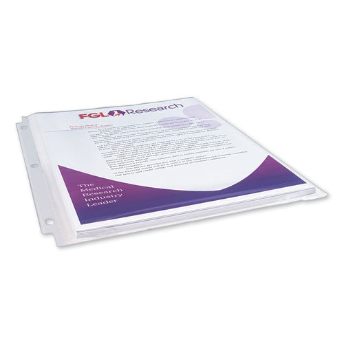 Multi-page Top-load Sheet Protectors, Heavy Gauge, Letter, Clear, 25/pack.