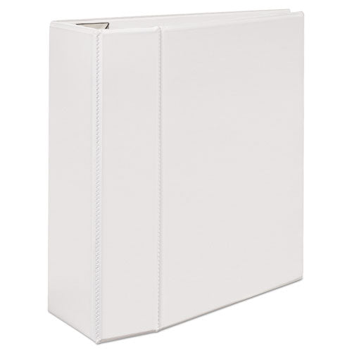 Heavy-duty View Binder With Durahinge And Locking One Touch Ezd Rings, 3 Rings, 5" Capacity, 11 X 8.5, White.