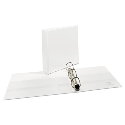 Heavy-duty View Binder With Durahinge And One Touch Ezd Rings, 3 Rings, 2"Capacity, 11 X 8.5, White