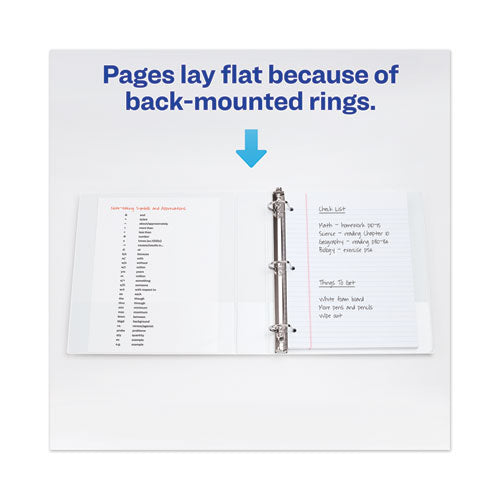 Heavy-duty View Binder With Durahinge And One Touch Ezd Rings, 3 Rings, 1.5" Capacity, 11 X 8.5, White.