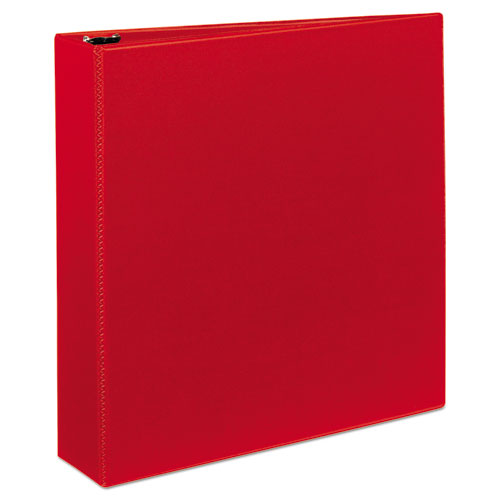 Heavy-duty Non-view Binder With Durahinge And One Touch Ezd Rings, 3 Rings, 2" Capacity, 11 X 8.5, Red.