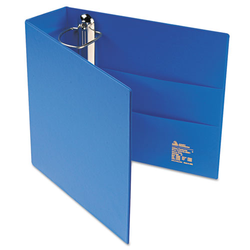 Heavy-duty Non-view Binder With Durahinge And Locking One Touch Ezd Rings, 3 Rings, 3" Capacity, 11 X 8.5, Blue.