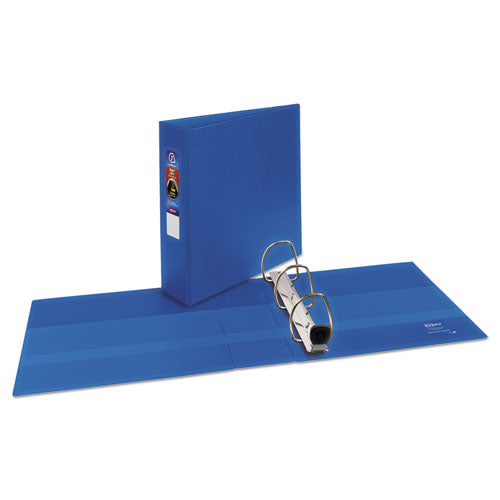 Heavy-duty Non-view Binder With Durahinge And Locking One Touch Ezd Rings, 3 Rings, 3" Capacity, 11 X 8.5, Blue.