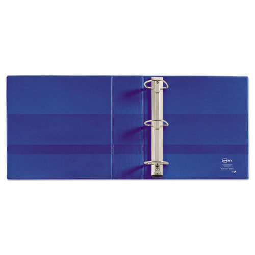 Heavy-duty Non-view Binder With Durahinge And Locking One Touch Ezd Rings, 3 Rings, 3" Capacity, 11 X 8.5, Blue.