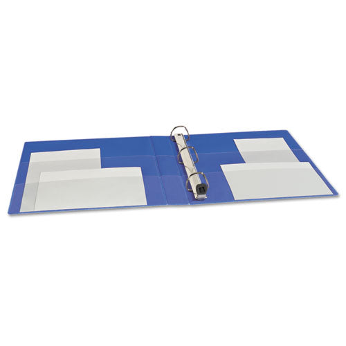 Heavy-duty Non-view Binder With Durahinge And One Touch Ezd Rings, 3 Rings, 1" Capacity, 11 X 8.5, Blue.