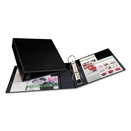 Heavy-duty Non-view Binder With Durahinge And One Touch Ezd Rings, 3 Rings, 2" Capacity, 11 X 8.5, Black.