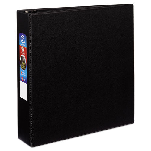 Heavy-duty Non-view Binder With Durahinge And One Touch Ezd Rings, 3 Rings, 2" Capacity, 11 X 8.5, Black.