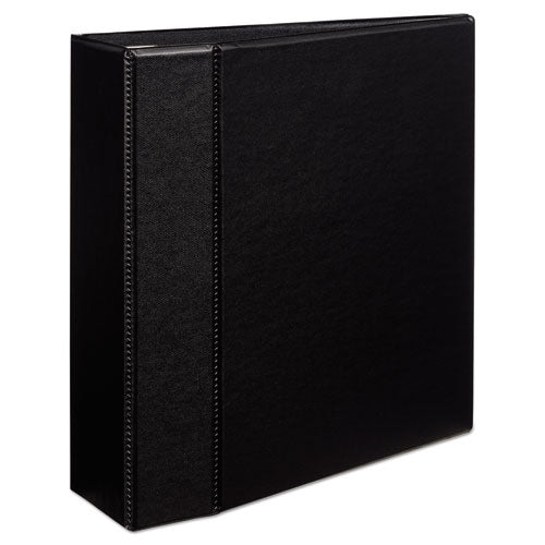 Heavy-duty Non-view Binder With Durahinge And Locking One Touch Ezd Rings, 3 Rings, 4" Capacity, 11 X 8.5, Black.