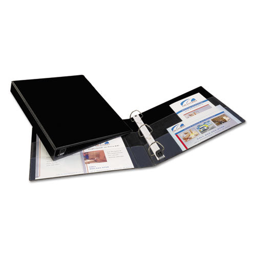 Heavy-duty Non-view Binder With Durahinge And One Touch Ezd Rings,3 Rings, 1" Capacity, 11 X 8.5, Black