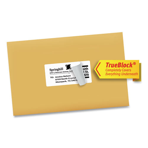 Shipping Labels W/ Trueblock Technology, Inkjet Printers, 2 X 4, White, 10/sheet, 25 Sheets/pack.