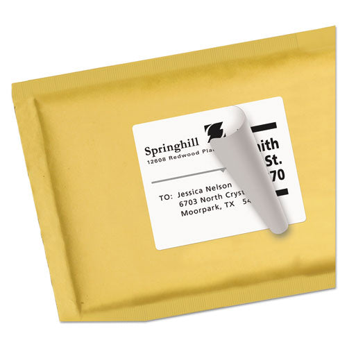 Shipping Labels W/ Trueblock Technology, Inkjet Printers, 3.33 X 4, White, 6/sheet, 25 Sheets/pack.