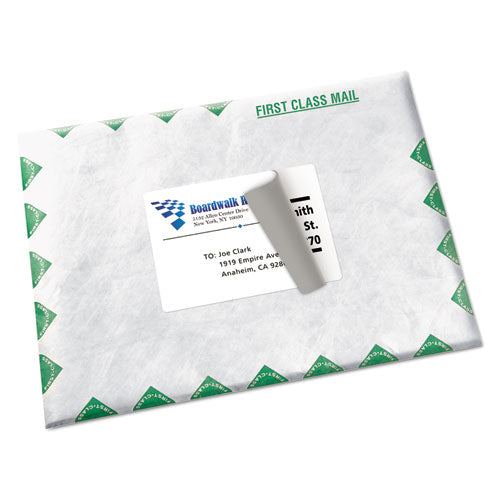 Shipping Labels W/ Trueblock Technology, Inkjet Printers, 3.5 X 5, White, 4/sheet, 25 Sheets/pack.