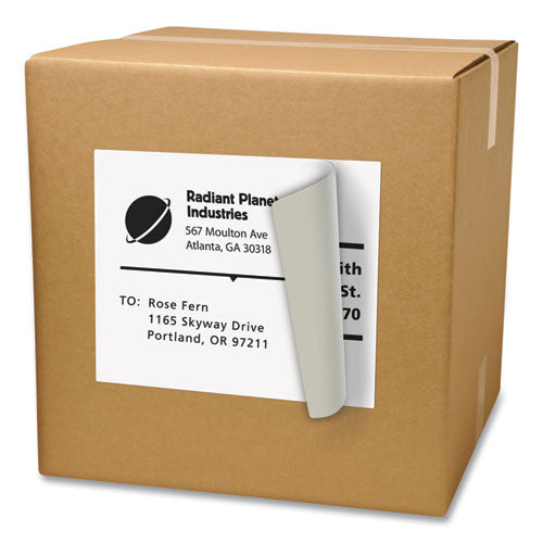 Shipping Labels With Trueblock Technology, Inkjet/laser Printers, 8.5 X 11, White, 500/box.